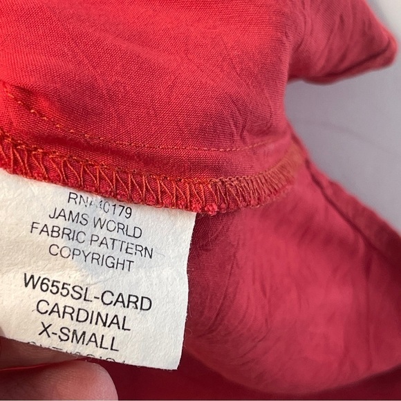 JAMS World Tank Top Red Size XS - Picture 7 of 8